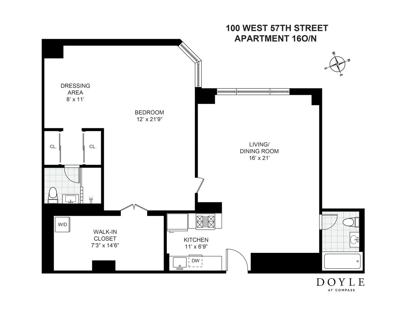 Apartamento de 1 Dormitorio en Venta en Manhattan – 100 West 57th Street – New York – NY - 4