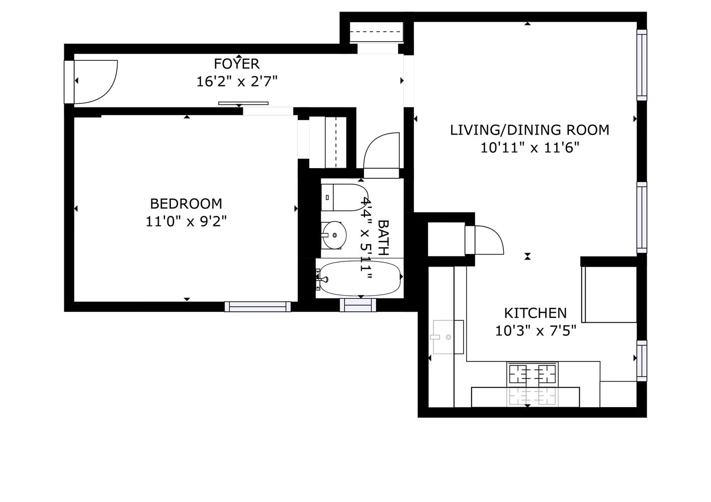 1 Bedroom Apartment for Sale at 50 Park Terrace East – Manhattan – New York – NY - 3