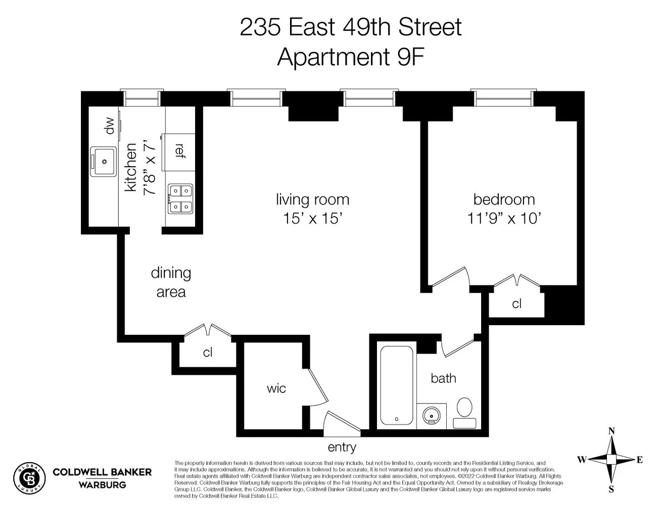 Apartamento de 1 Dormitorio en Venta en Manhattan – Midtown East – Nueva York – NY - 8