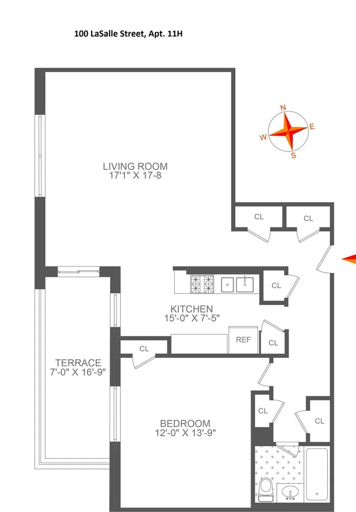 Apartamento de 1 Dormitorio en Venta en Manhattan – New York, NY - 1