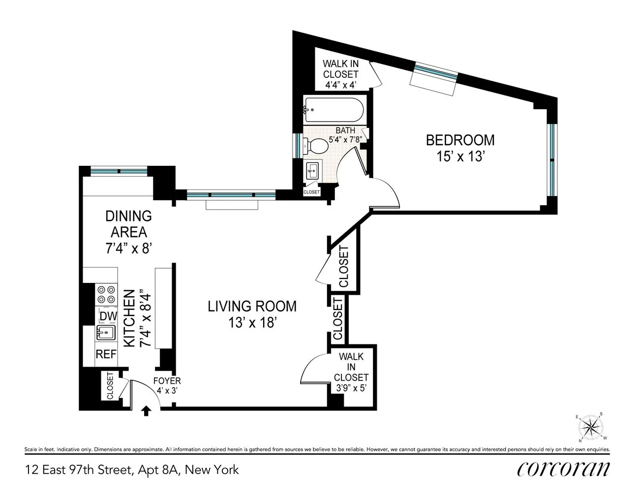 Apartamento de 1 Dormitório à Venda em Manhattan – New York, NY - 6