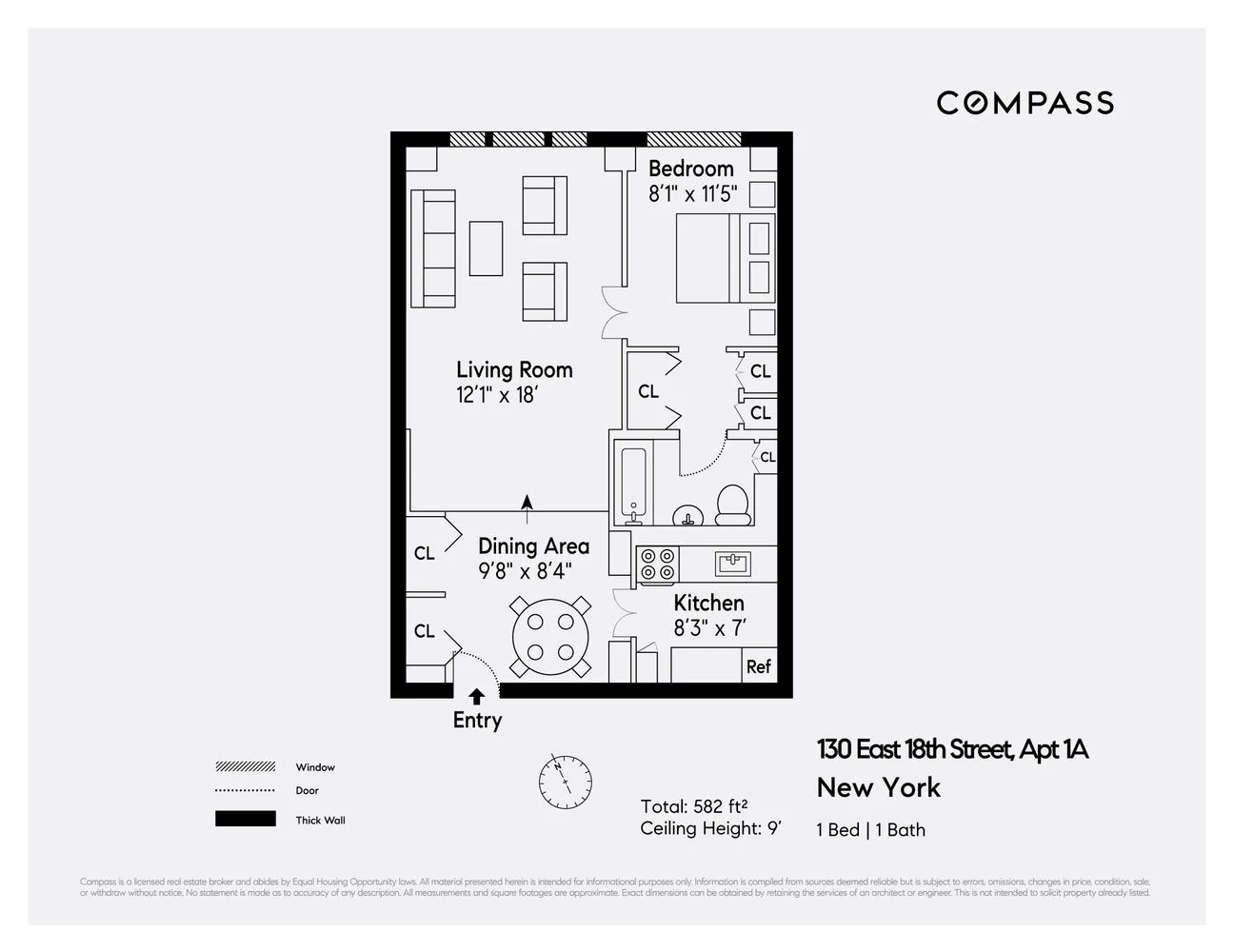Appartement 1 Chambre à Vendre à Manhattan – New York, NY - 6