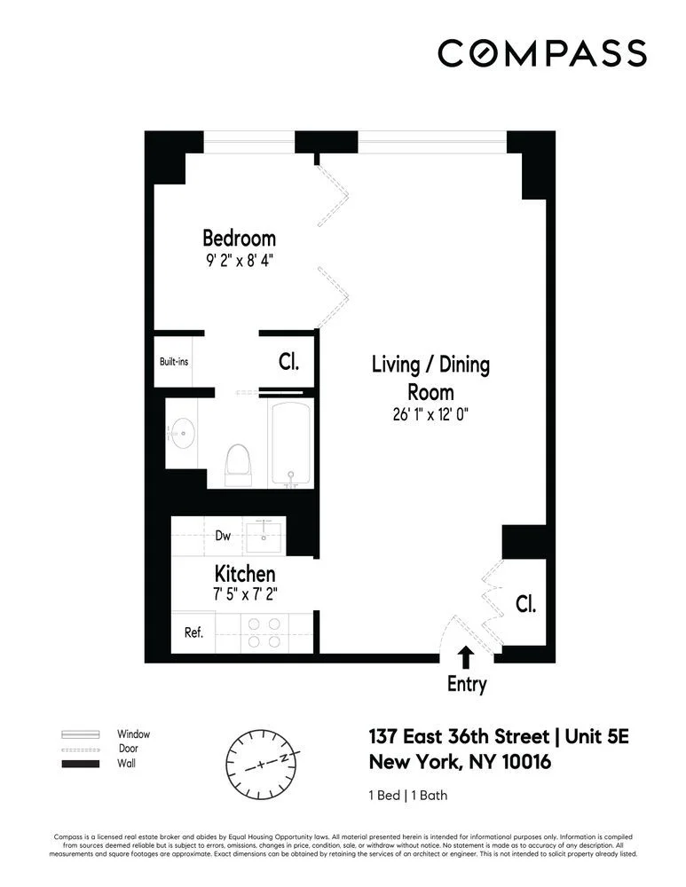 Apartamento de 1 Dormitorio en Venta en Manhattan – New York, NY - 5