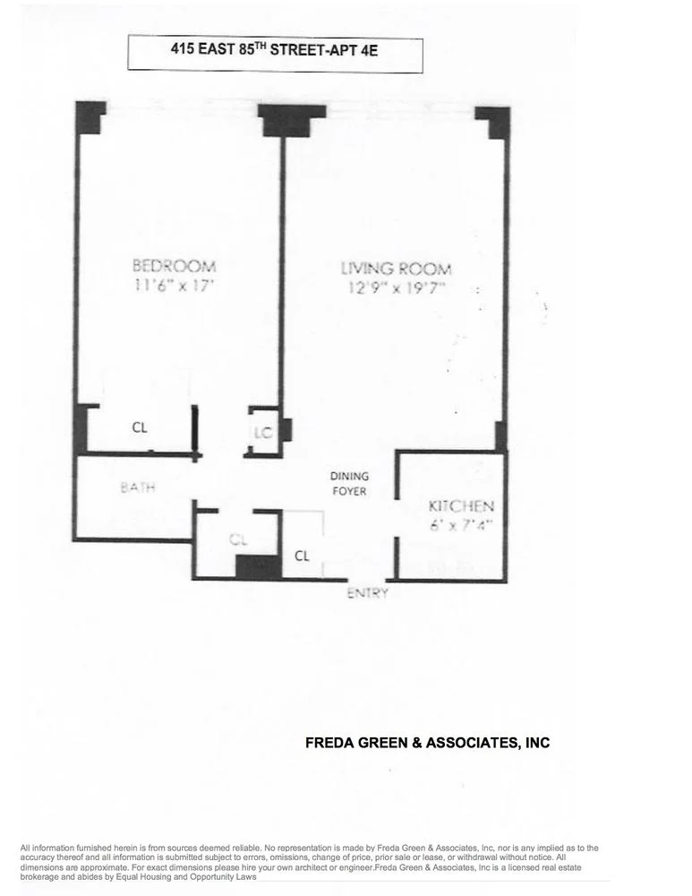 Apartamento de 1 Dormitorio en Venta en Manhattan – New York, NY - 1