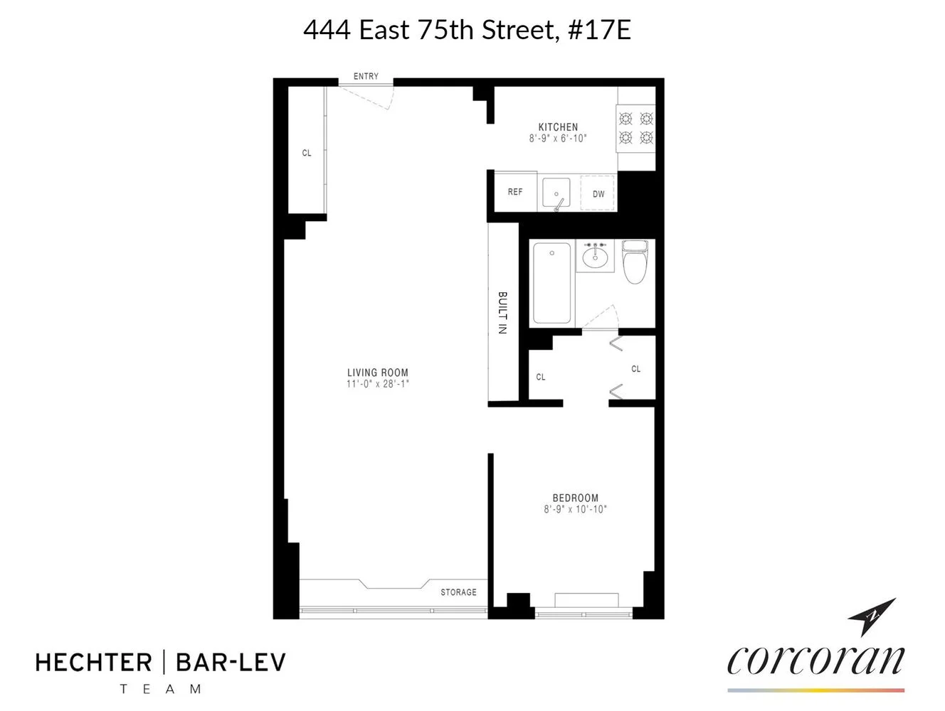 Apartamento de 1 Dormitório à Venda em Manhattan – New York, NY - 5