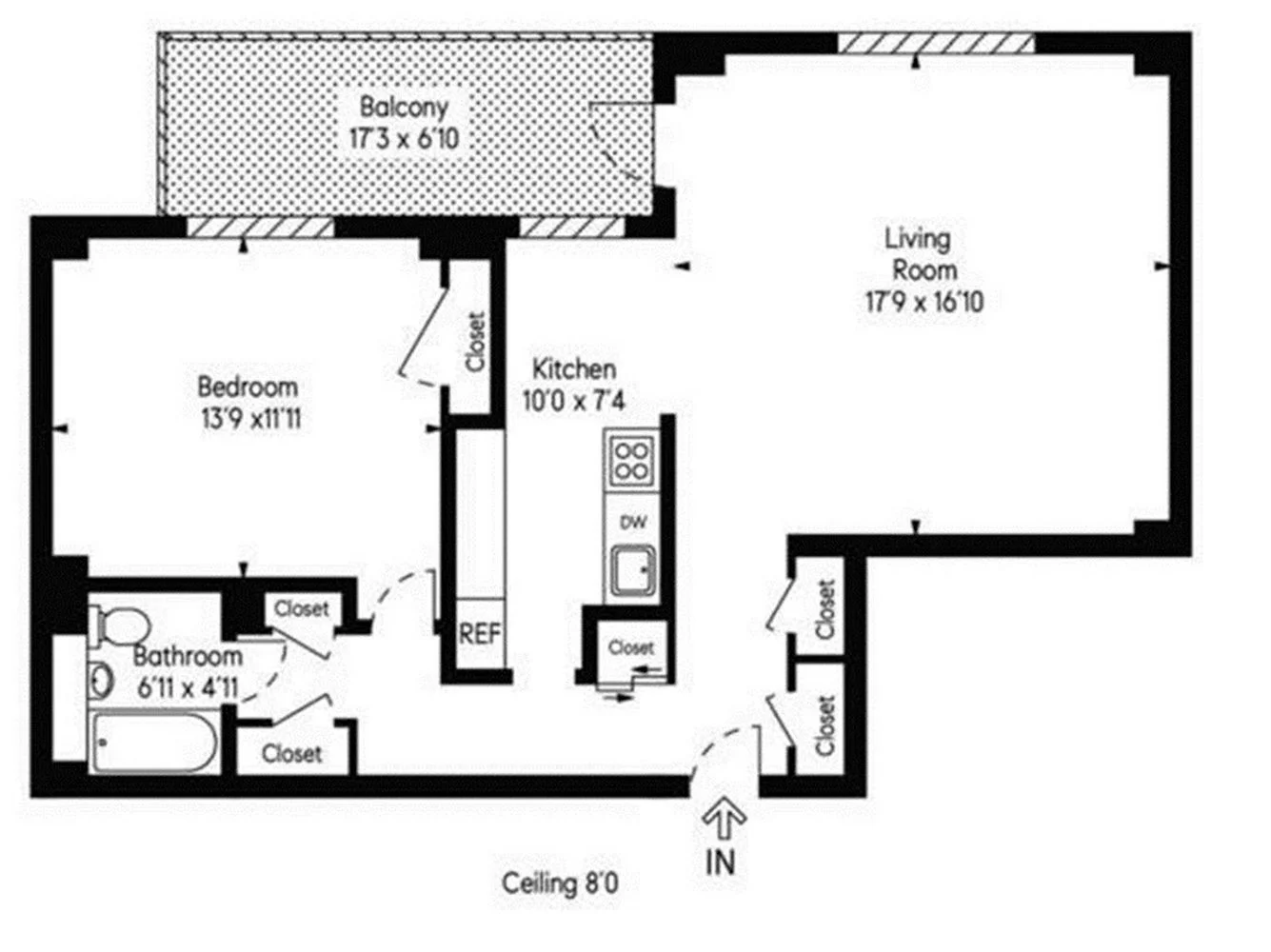 Apartamento de 1 Dormitório à Venda em Manhattan – New York, NY - 7