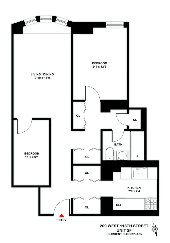 Apartamento de 1 Dormitorio en Venta en 209 West 118th Street – Manhattan – New York – NY - 4