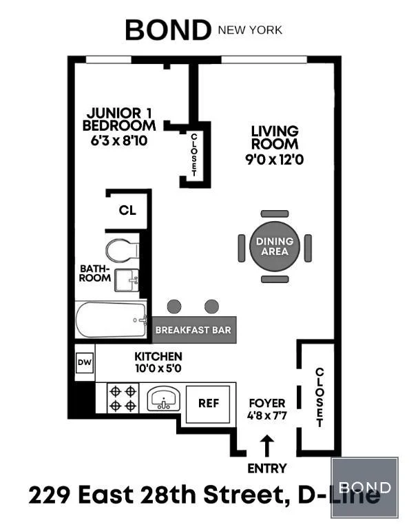 Apartamento de 1 Dormitorio en Venta en 229 East 28th Street – Manhattan – Nueva York – NY - 5