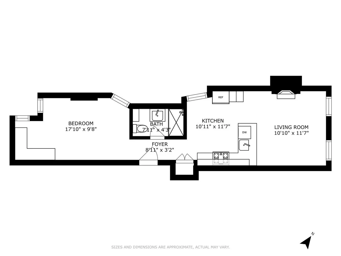 Apartamento de 1 Dormitório à Venda na 318 West 36th Street – Manhattan – Nova Iorque – NY - 5
