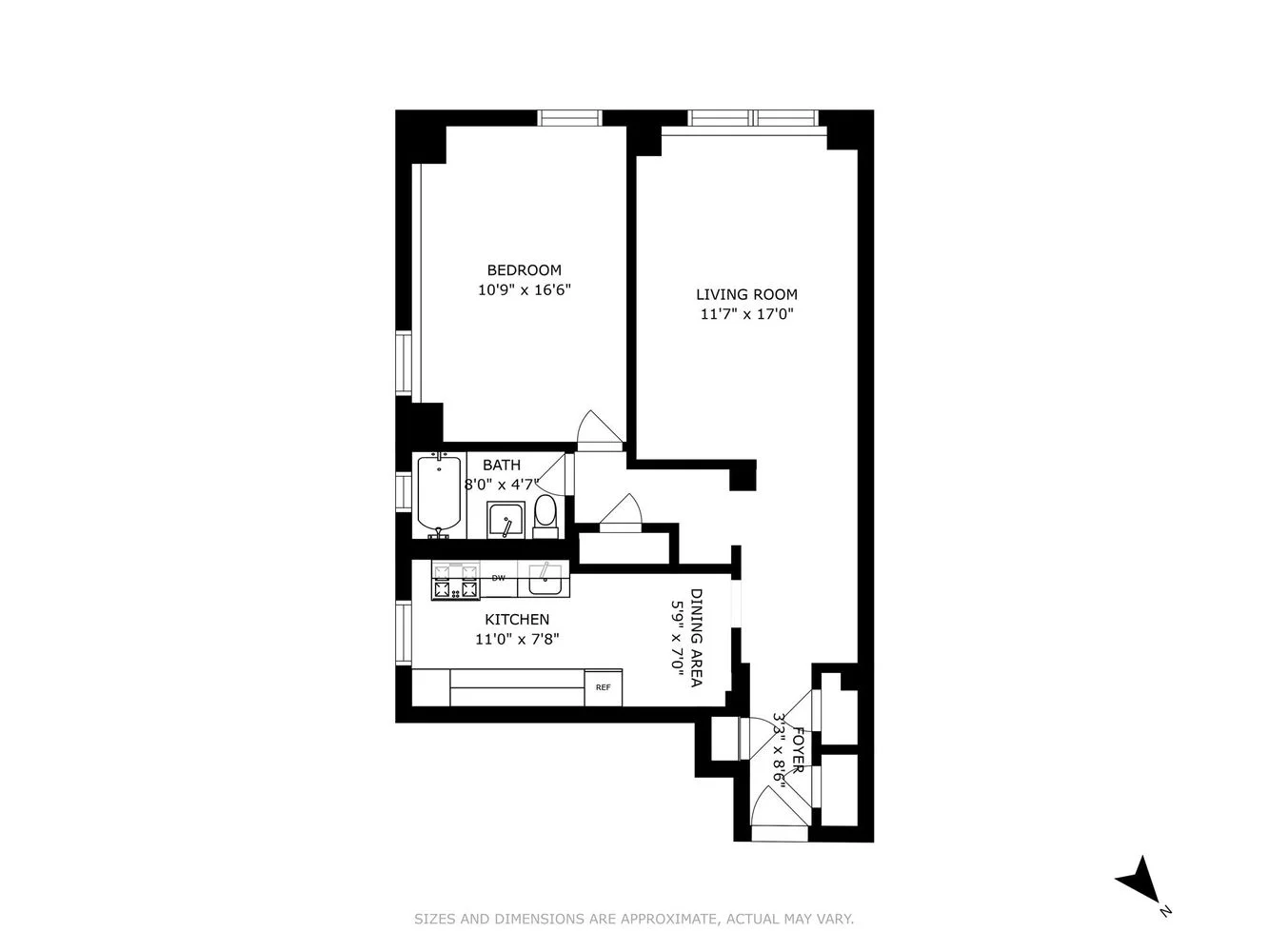 Apartamento de 1 Dormitório à Venda na 345 West 145th Street – Manhattan – New York – NY - 6