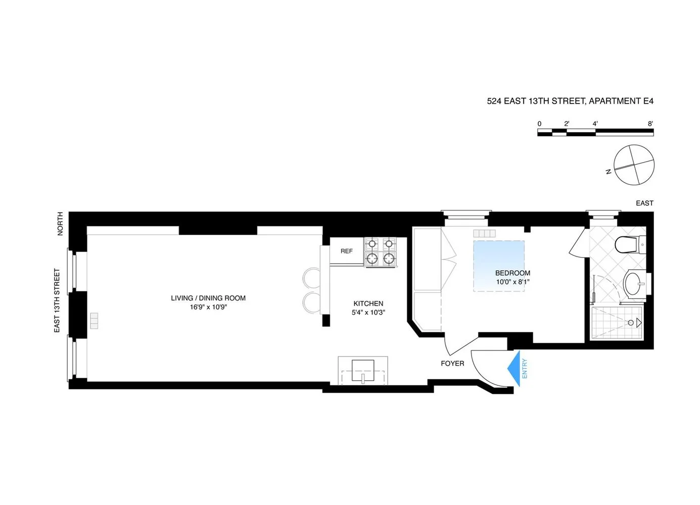 Apartamento de 1 Dormitorio en Venta en 524 East 13th Street – Manhattan – Nueva York – NY - 3