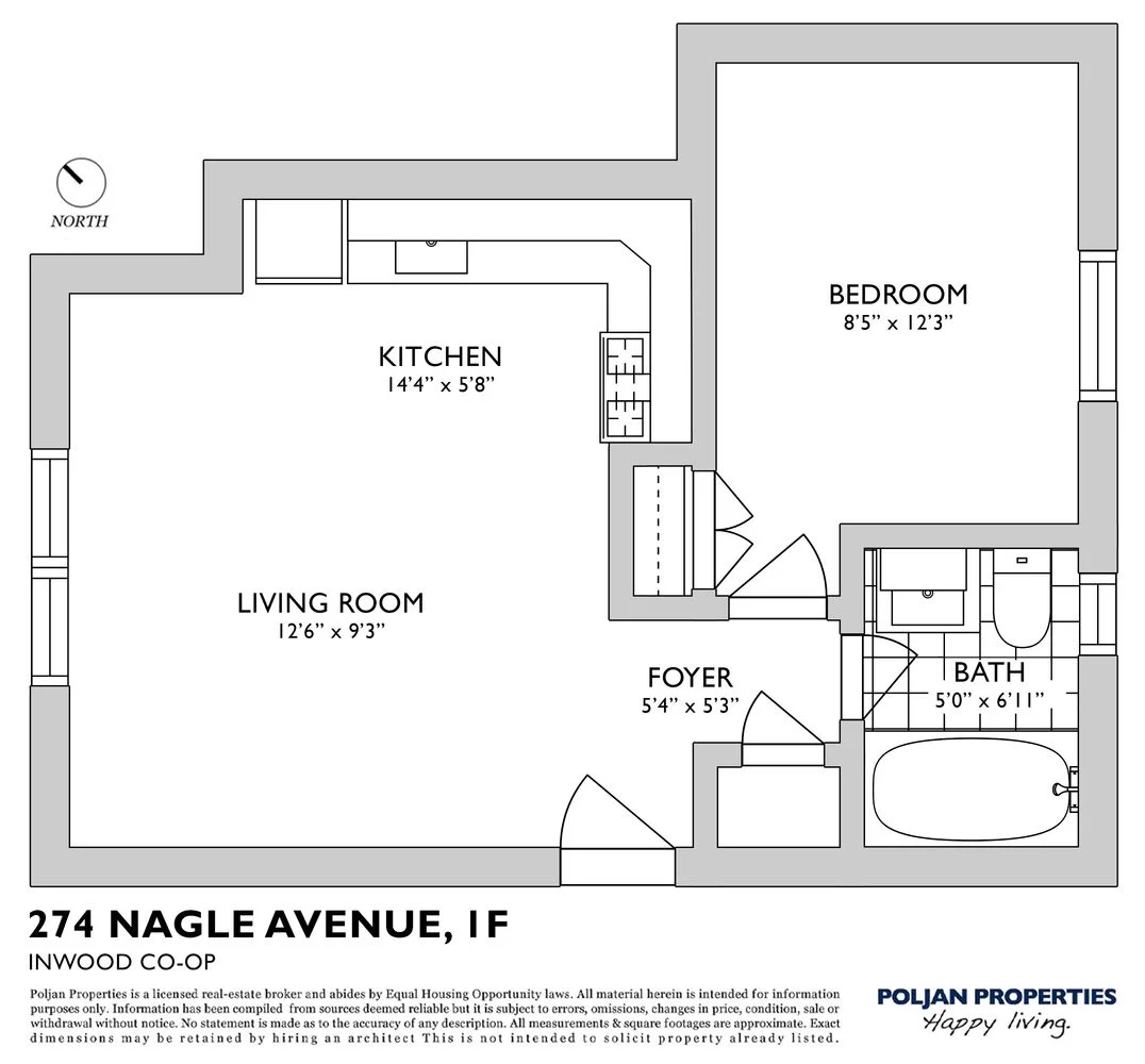 Apartamento de 1 Dormitorio en Venta en Nagle Avenue – Manhattan – New York – NY - 6