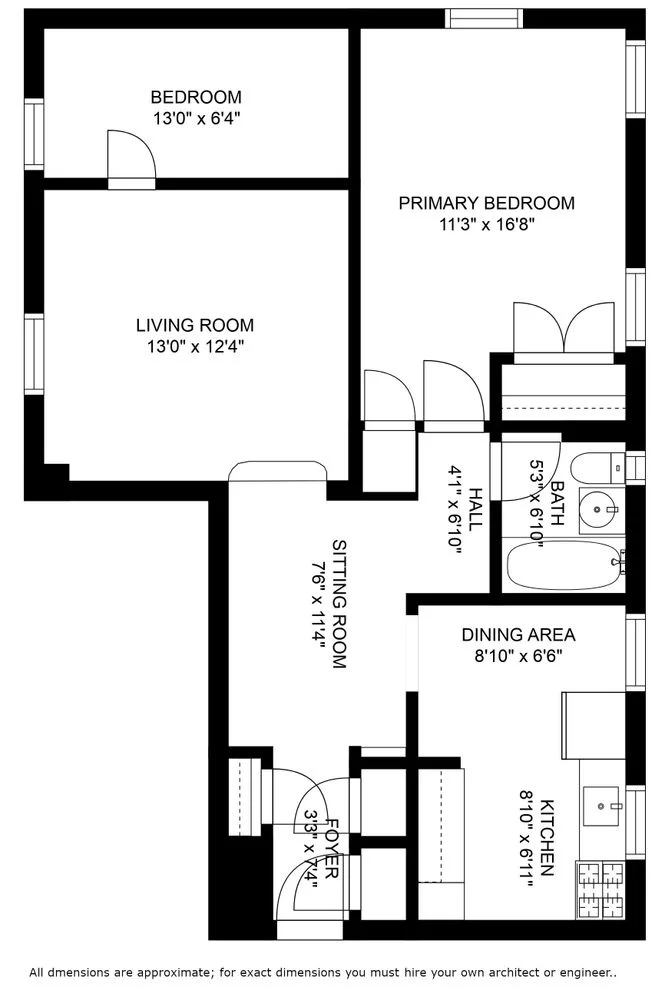 Apartamento de 1 Quarto à Venda em 95 Park Terrace East – Manhattan, Nova Iorque - 1