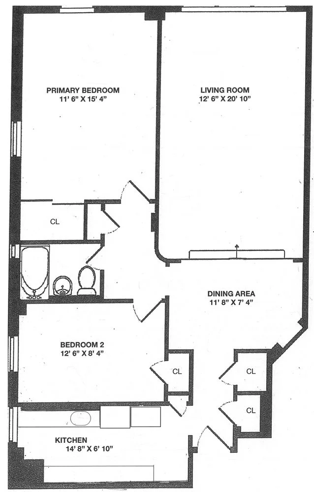 Apartamento de 2 Dormitórios à Venda em Manhattan – New York – NY - 1