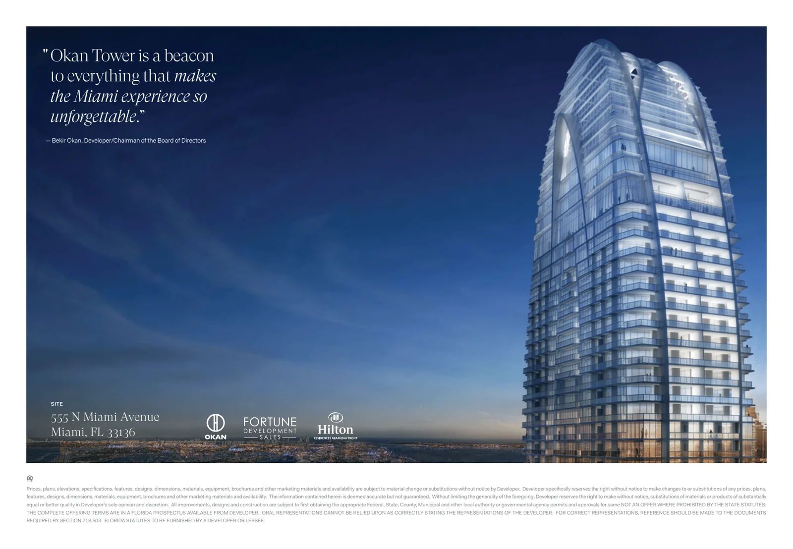 Apartamento de 2 Dormitórios à Venda na 542 N Miami Ave - 1