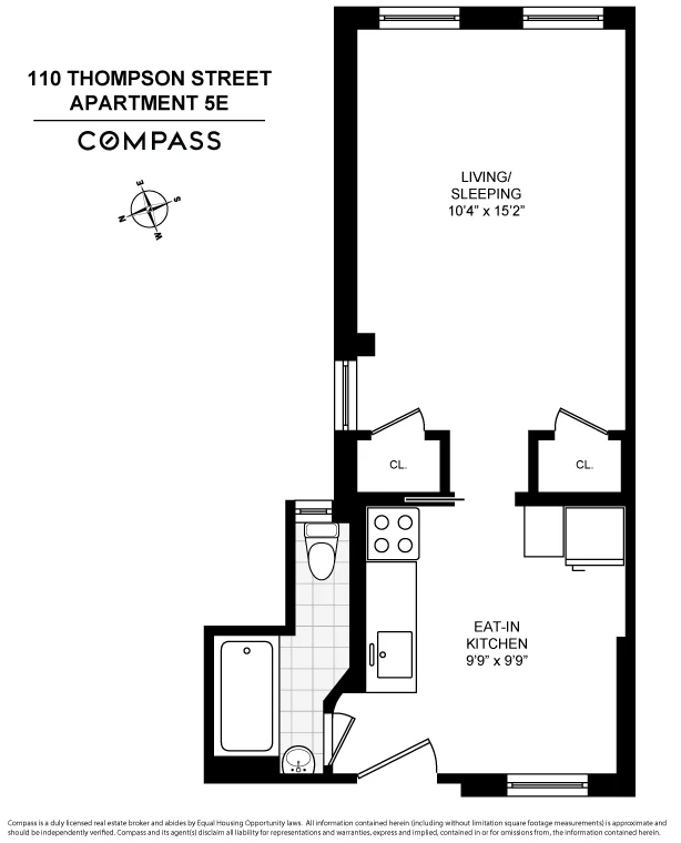Studio à Venda em 110 Thompson Street – Manhattan, New York – NY - 6