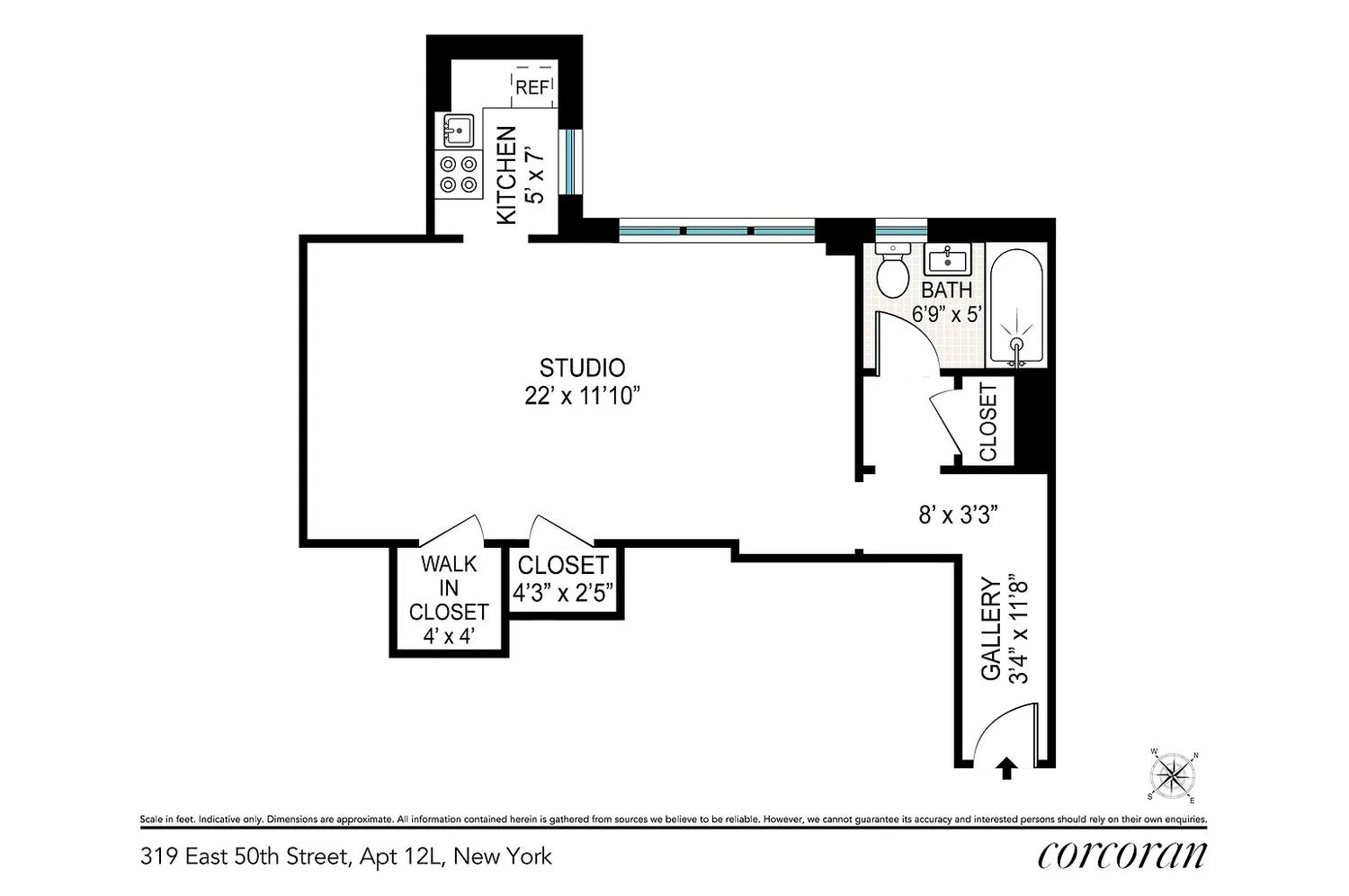 Studio à Venda em 319 East 50th Street – Manhattan – New York – NY - 2