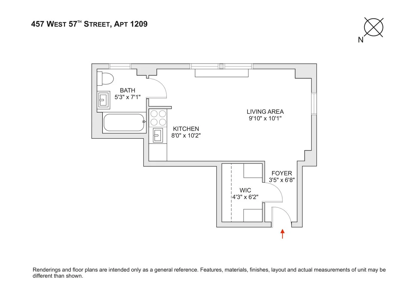 Studio à Venda em 457 West 57th Street – Manhattan – New York – NY - 3