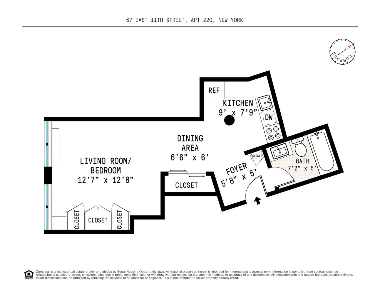 Studio à Vendre à Greenwich Village – Manhattan, New York – NY - 8