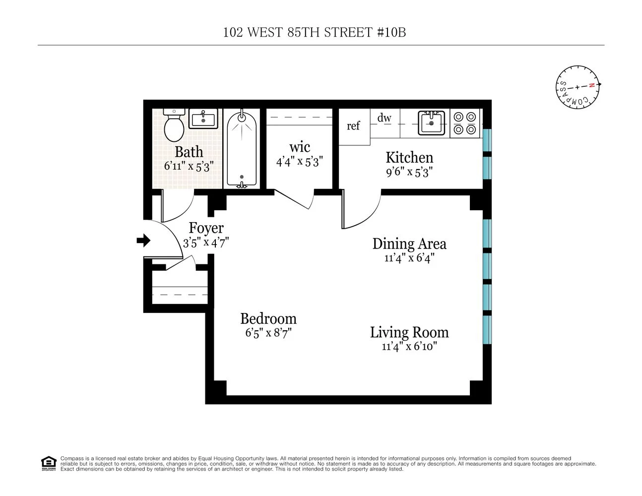 Studio à Venda na 102 West 85th Street – Manhattan, Nova Iorque – NY - 6