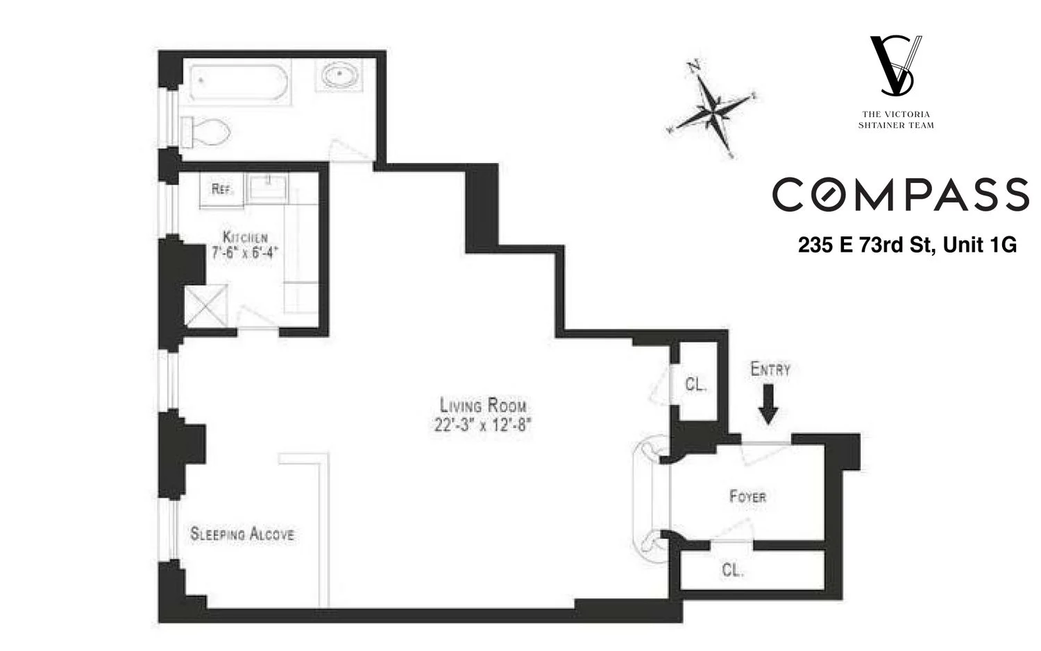 Studio à Vendre au 235 East 73rd Street – Manhattan – New York – NY - 8