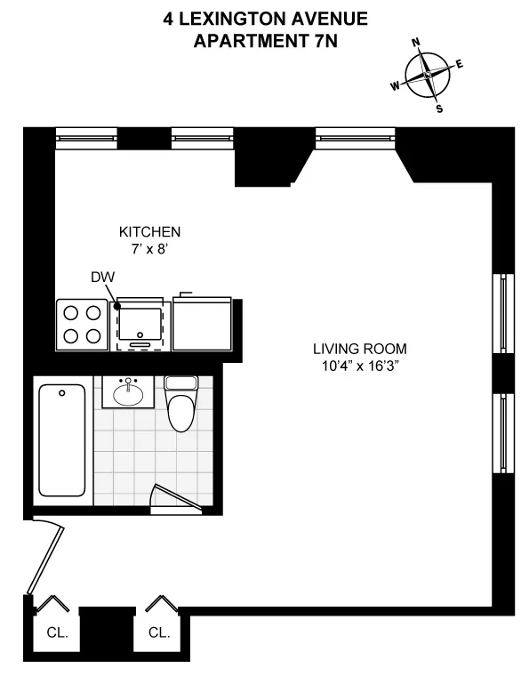 Studio à Venda na 4 Lexington Avenue – Manhattan – New York – NY - 5