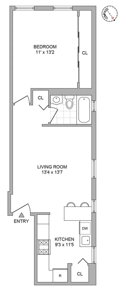 Apartamento de 1 Dormitório à Venda na 4 West 109th Street – Manhattan – Nova Iorque – NY - 1
