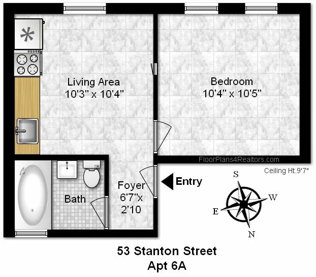 Apartamento de 1 Dormitorio en Venta en 53 Stanton Street – Manhattan, Nueva York – NY - 6