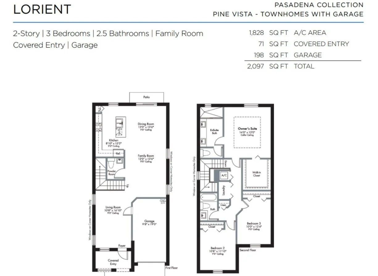 Casa de 3 Dormitórios à Venda em Homestead – Flórida - Pine Vista Lorient Collection by Lennar - 2