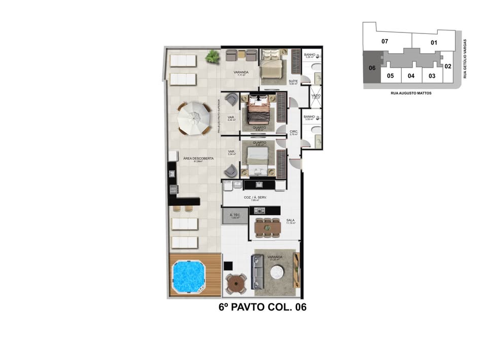Apartamento de 3 Quartos à Venda no Centro – Guarapari – ES - 6