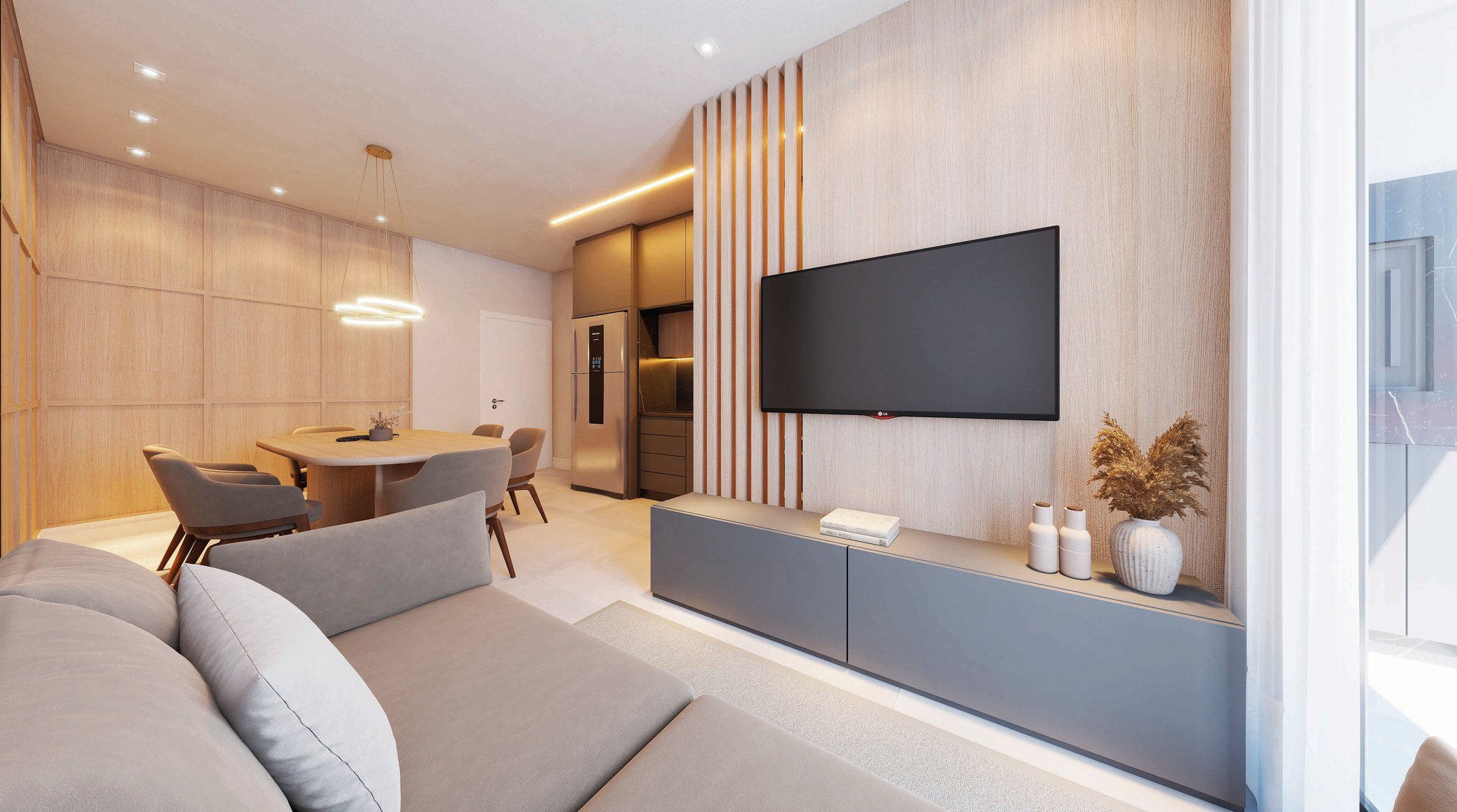 Apartamento na Planta com 2 Dormitórios e Suíte (68,55 m²) à Venda em Balneário Camboriú - Santa Catarina - Brasil - 2