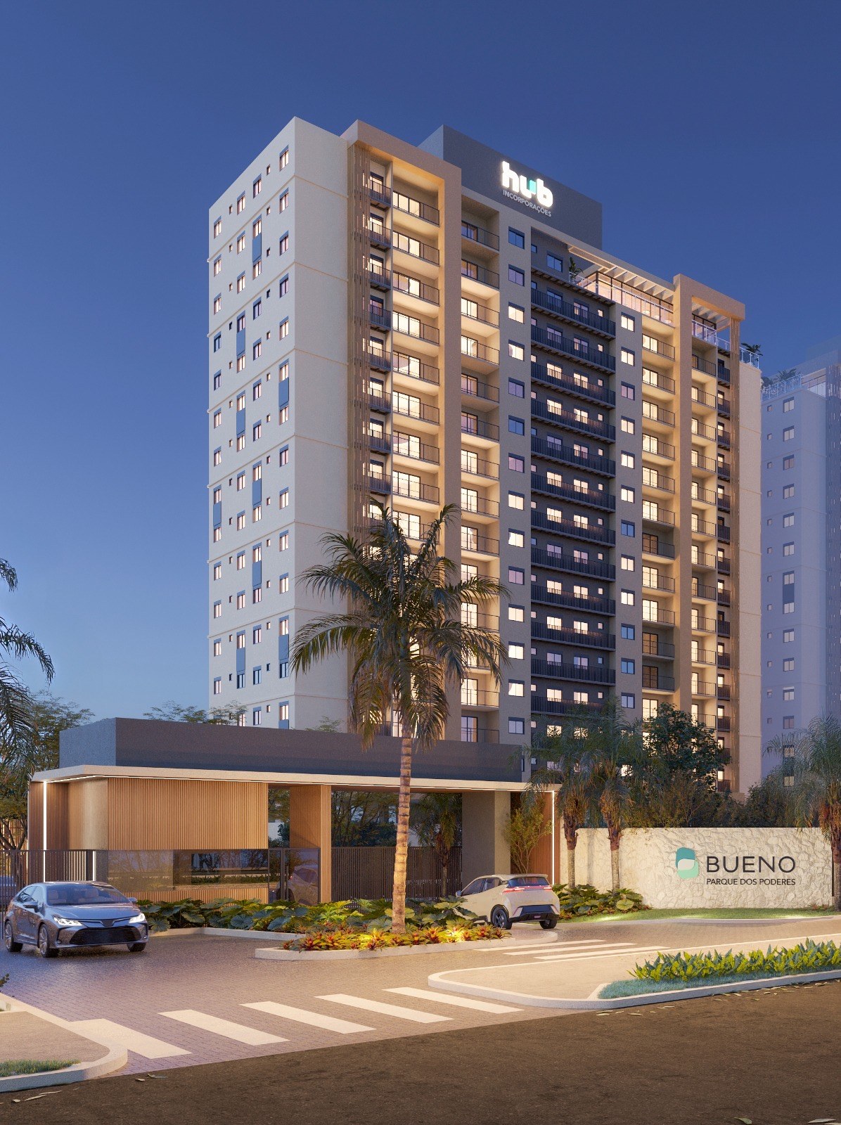 Apartamento na Planta com 2 Quartos e Suíte no Bueno Parque dos Poderes à Venda no Jardim Veraneio - Campo Grande - Mato Grosso do Sul - Brasil - 1