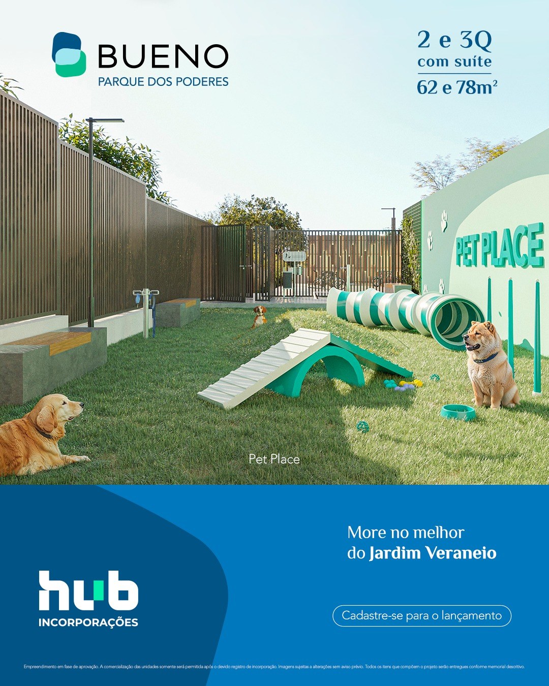 Apartamento na Planta com 2 Quartos e Suíte no Bueno Parque dos Poderes à Venda no Jardim Veraneio - Campo Grande - Mato Grosso do Sul - Brasil - 4