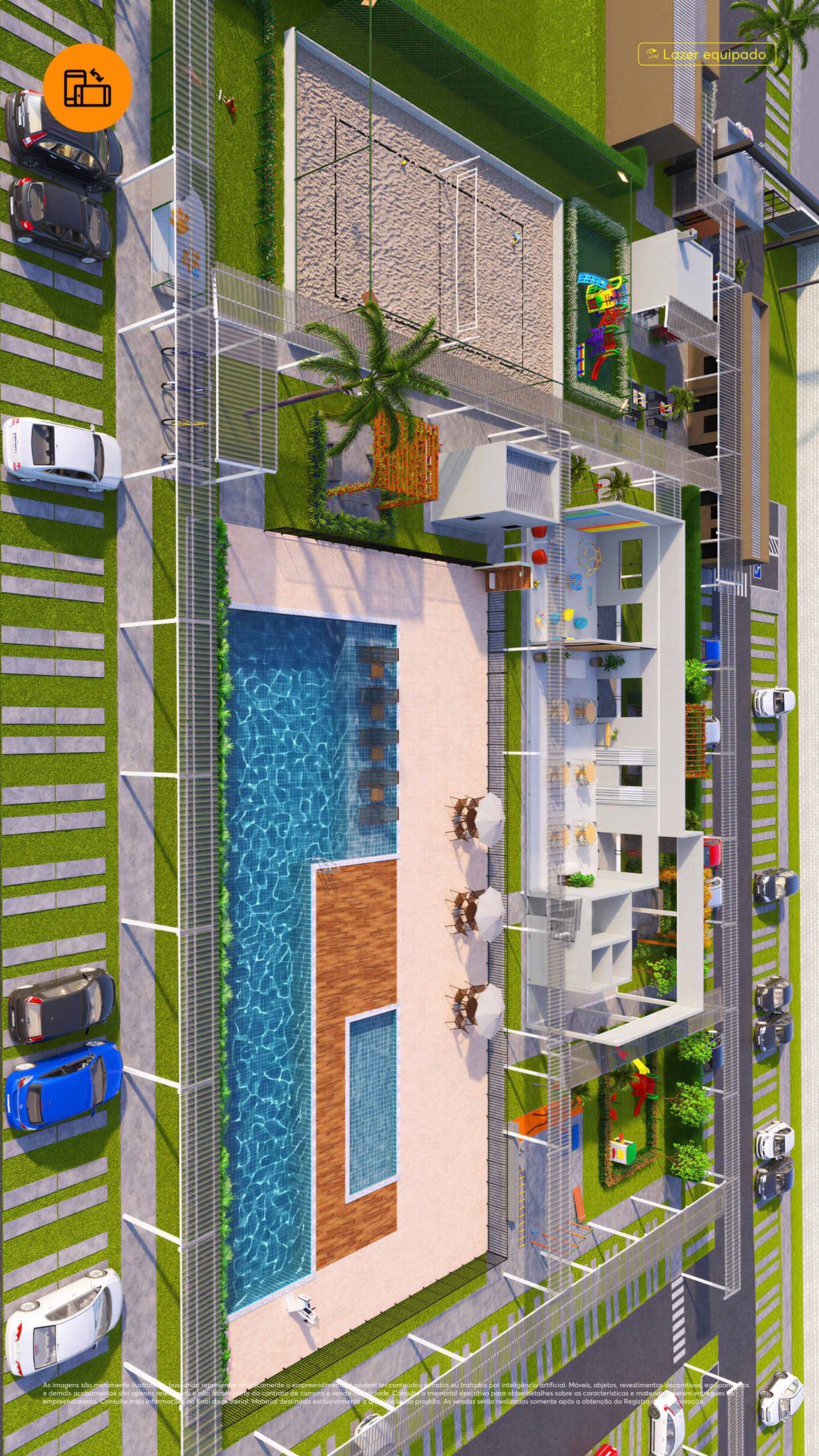 Apartamento na Planta com 2 Quartos no Castelo de Algarve à Venda no Pioneiros - Campo Grande - Mato Grosso do Sul - Brasil - 5