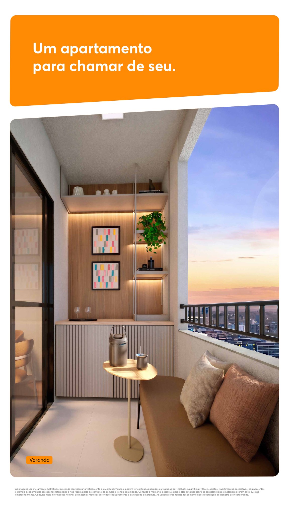 Apartamento na Planta com 2 Quartos no Castelo de Algarve à Venda no Pioneiros - Campo Grande - Mato Grosso do Sul - Brasil - 6