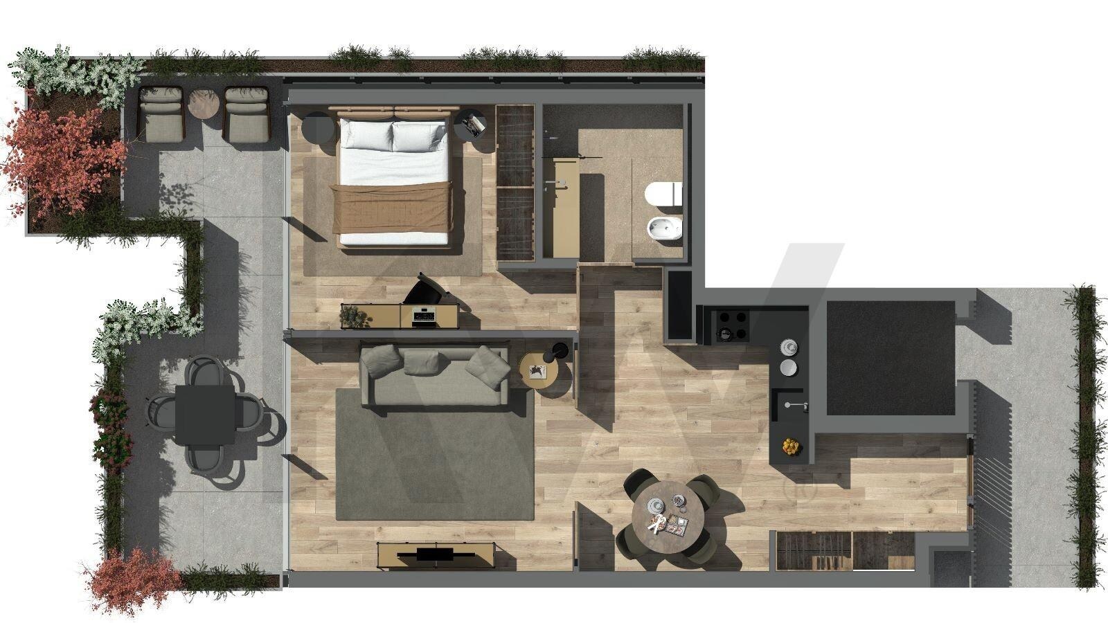 Apartamento T1 à Venda em Matosinhos - Porto - Portugal - 1