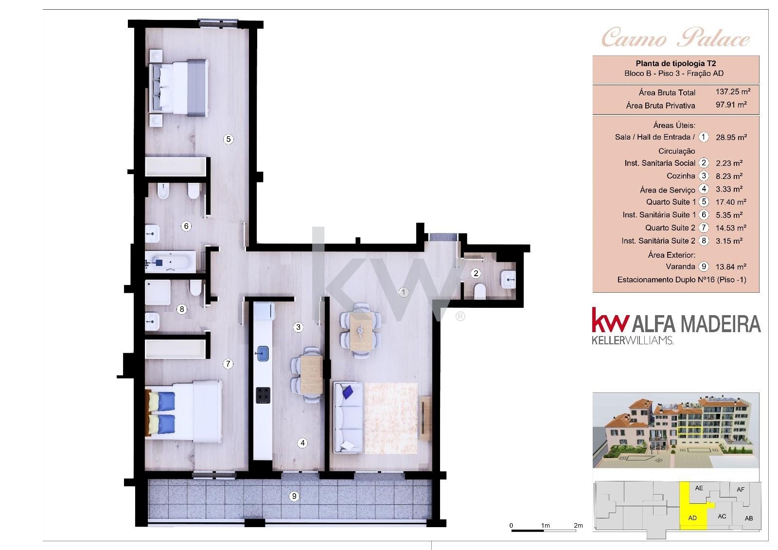 Apartamento de 2 dormitorios en venta en Funchal - Isla de Madeira - Portugal - 2