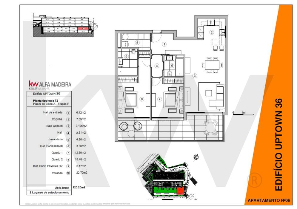 Apartamento T2 à Venda em Funchal - Ilha Da Madeira - Portugal - 2