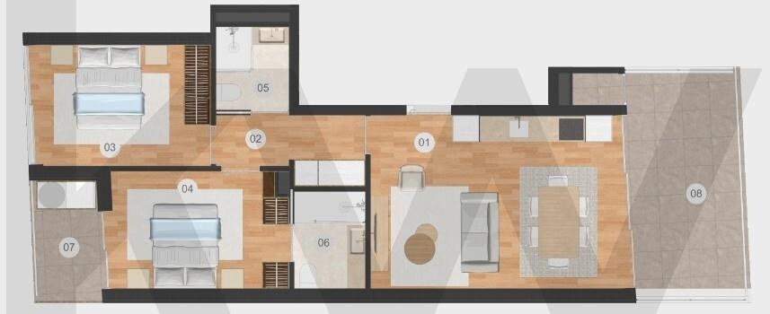 Apartamento T2 à Venda em Matosinhos - Porto - Portugal - 7