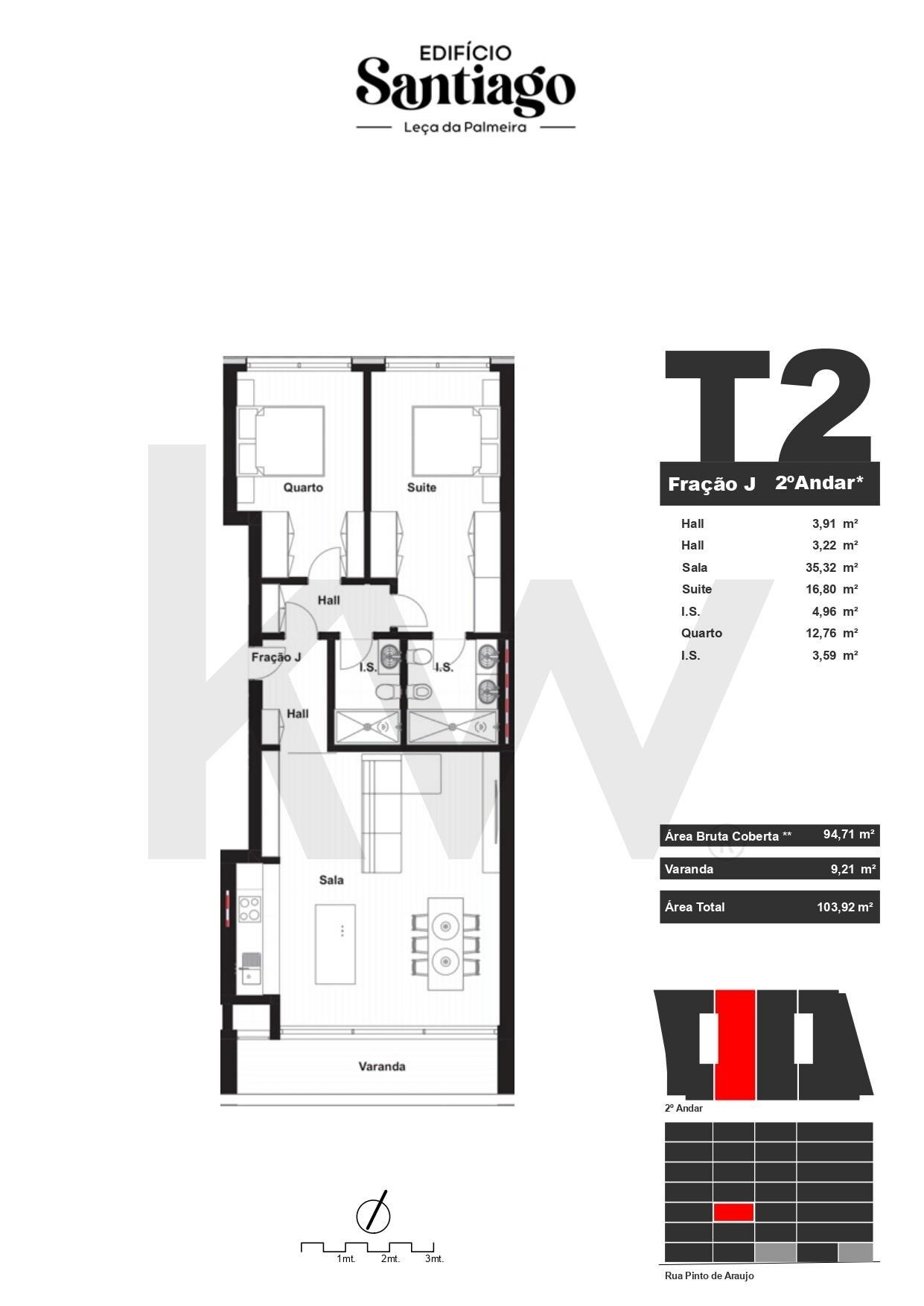 Apartamento T2 à Venda em Matosinhos - Porto - Portugal - 2