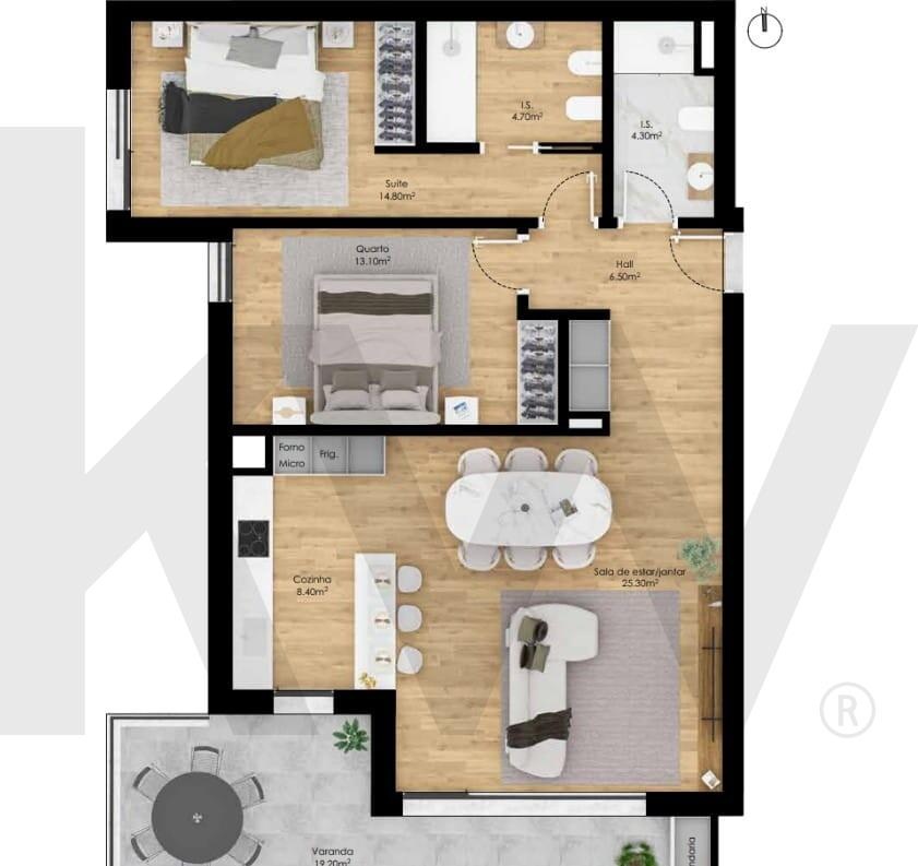 Apartamento T2 à Venda em Pombal - Leiria - Portugal - 1