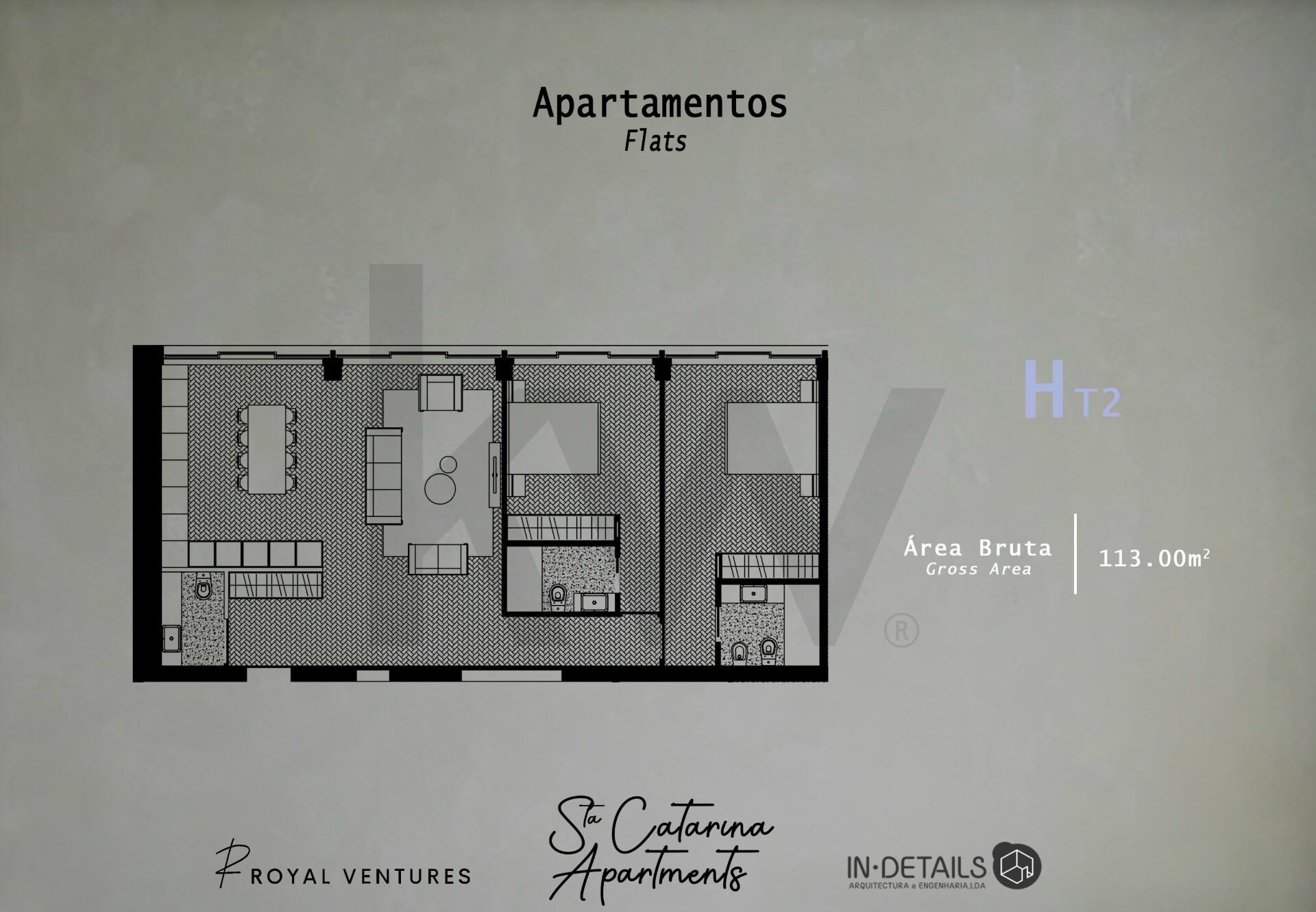 Apartamento T2 na Planta à Venda em Porto - Portugal - 4