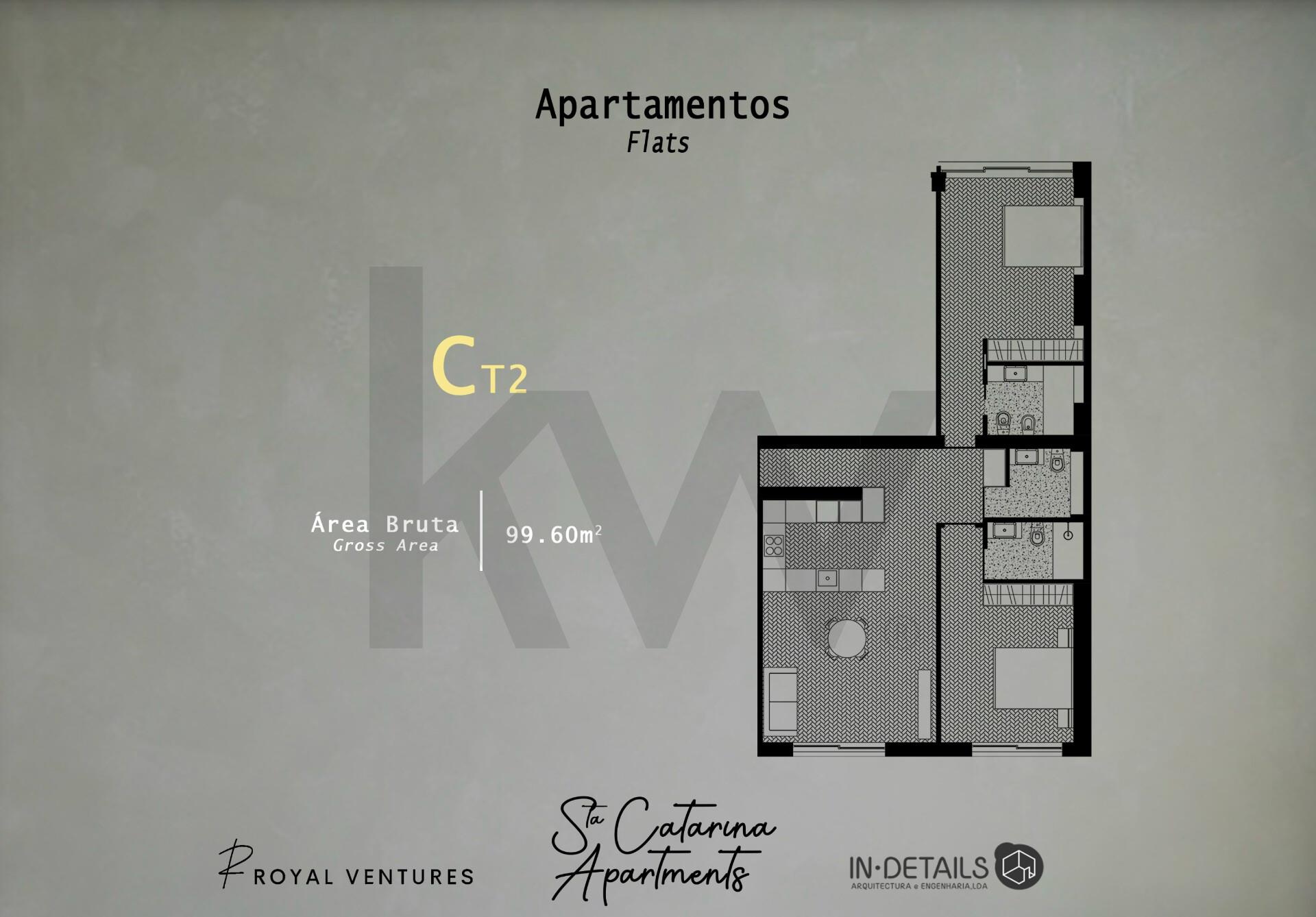 Apartamento T2 na Planta à Venda em Porto - Portugal - 4