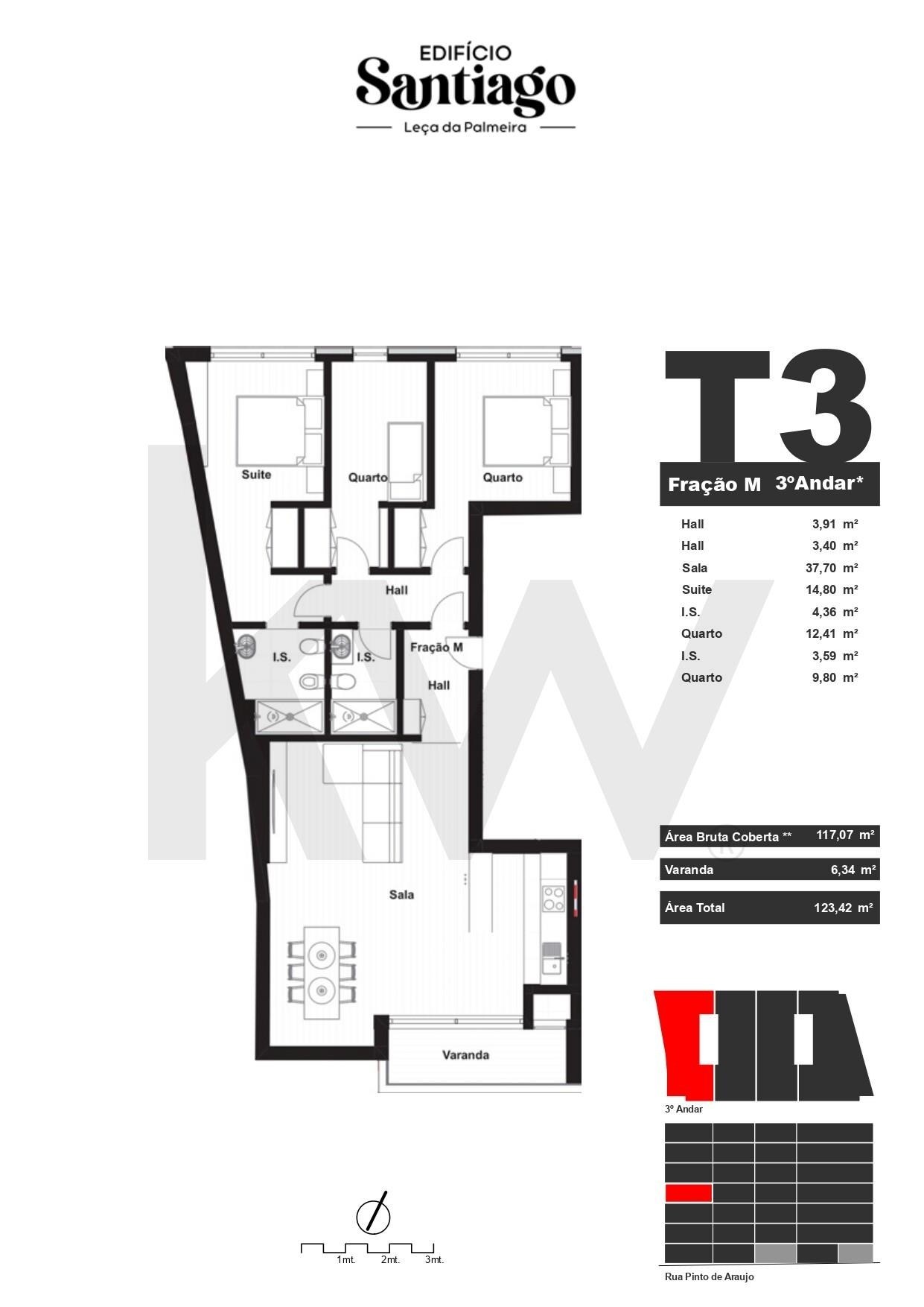 Apartamento T3 à Venda em Matosinhos - Porto - Portugal - 2