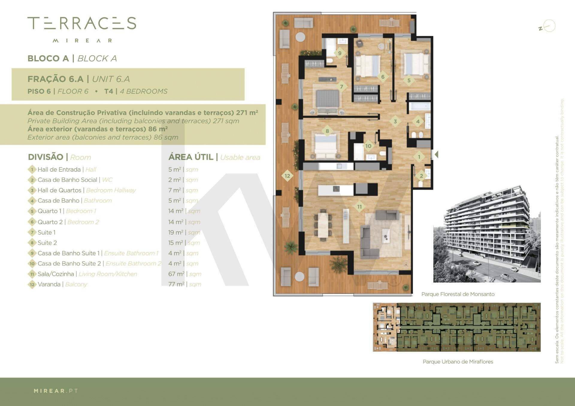 Apartamento T4 à Venda em Algés - Lisboa - Portugal - 2