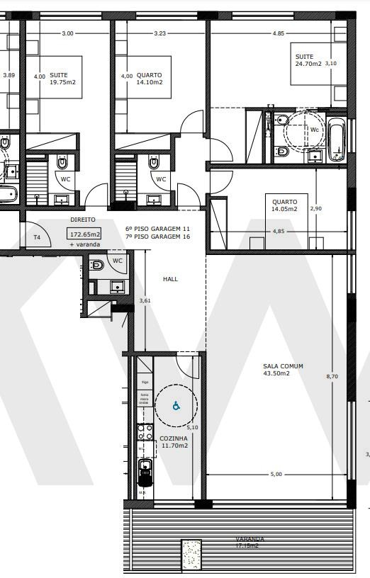 Apartamento T4 na Planta à Venda em Porto - Portugal - 5