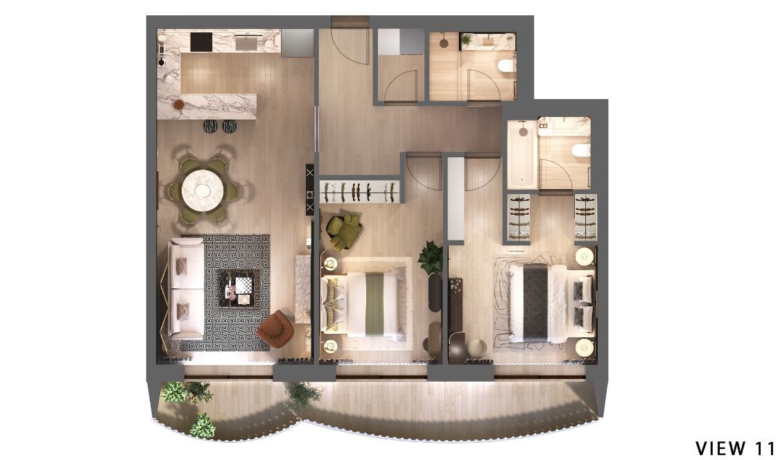 Elysium Bayside: Studios e Apartamentos Novos à Venda em Gibraltar (Na Planta) - 2
