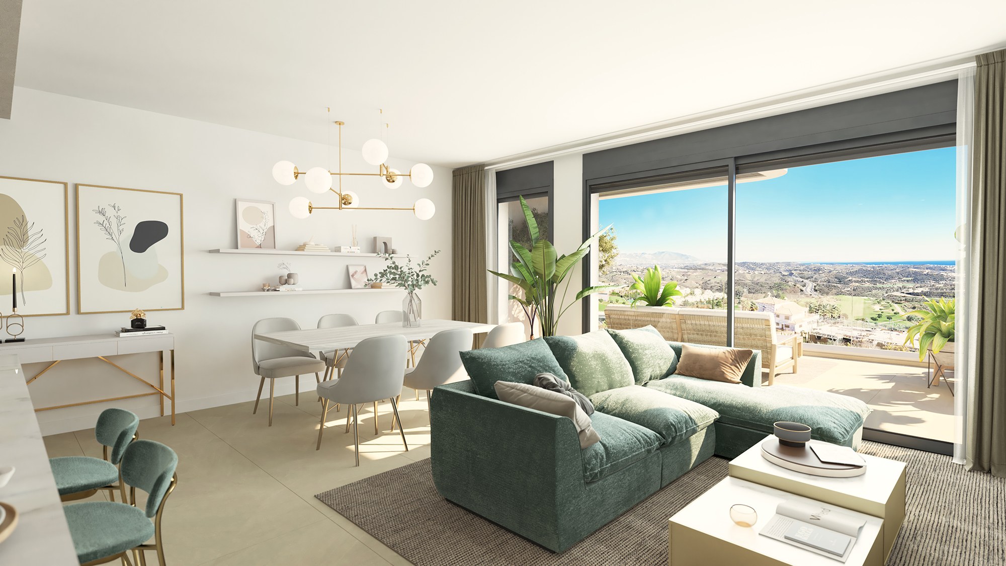Calanova Collection: Apartamentos e Penthouses no Golfe à Venda em La Cala de Mijas - 8