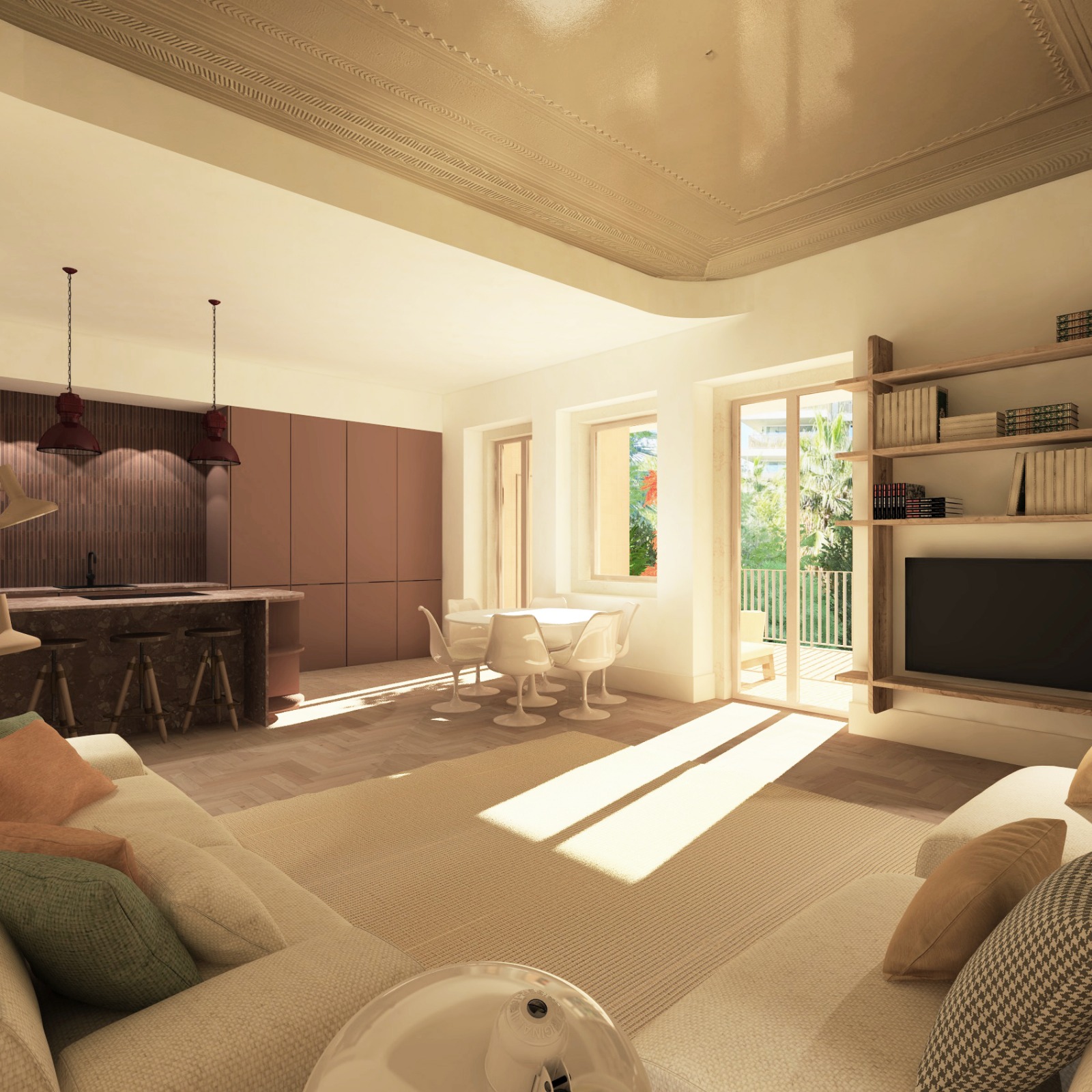 Apartamento T2+1 com Jardim à Venda na Planta no Príncipe Real, Lisboa - 3