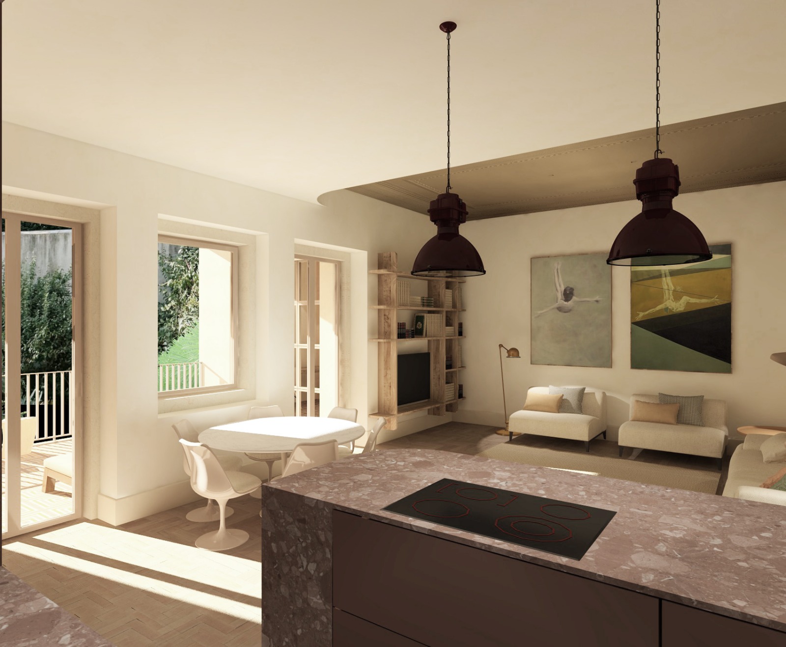 Apartamento T2+1 com Jardim à Venda na Planta no Príncipe Real, Lisboa - 5